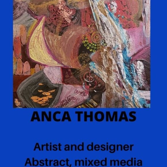 Free form crocheted mini purse. 8x8in. - Picture 3 of 3